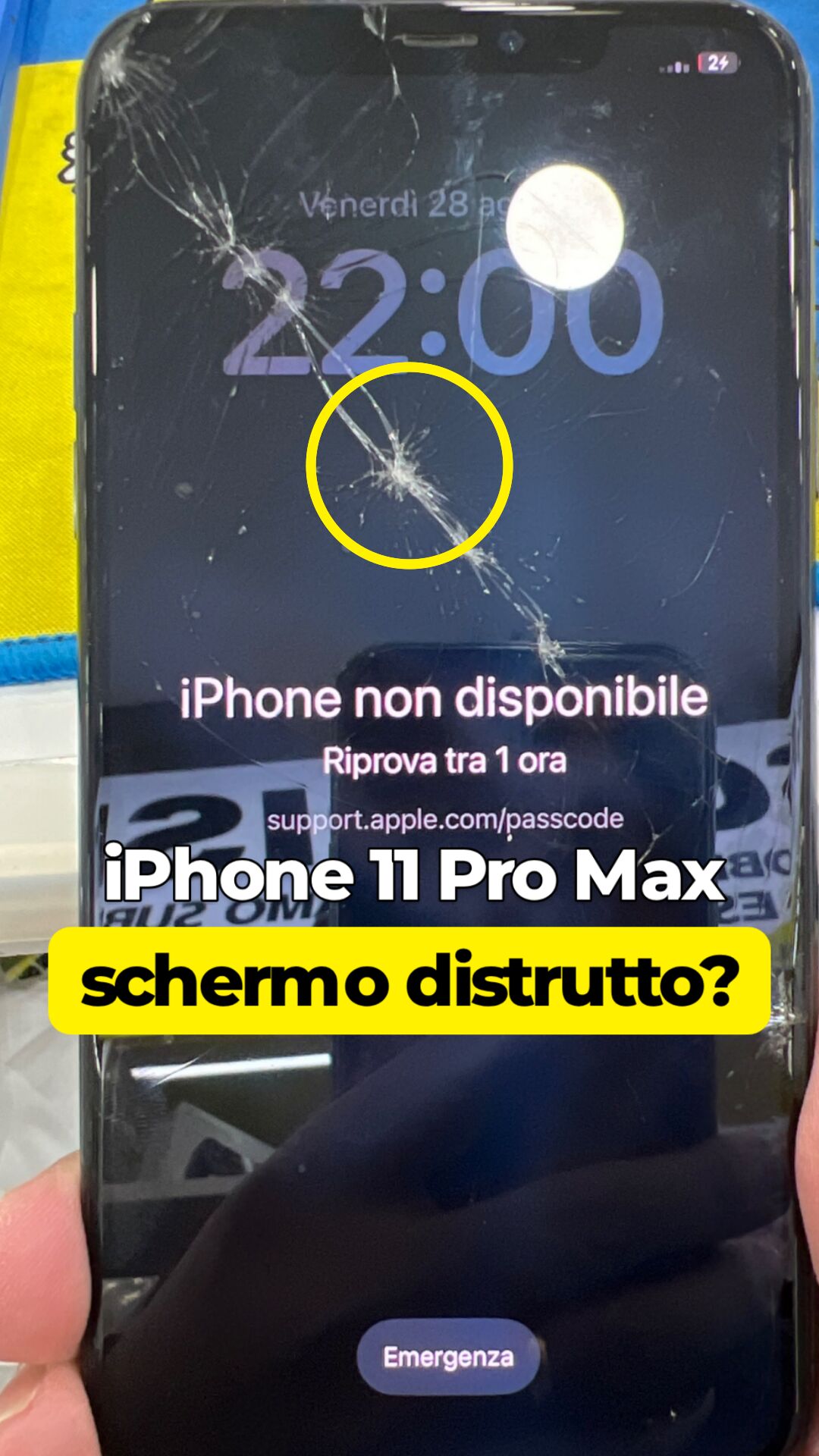 iPhone 11 Pro Max · Schermo