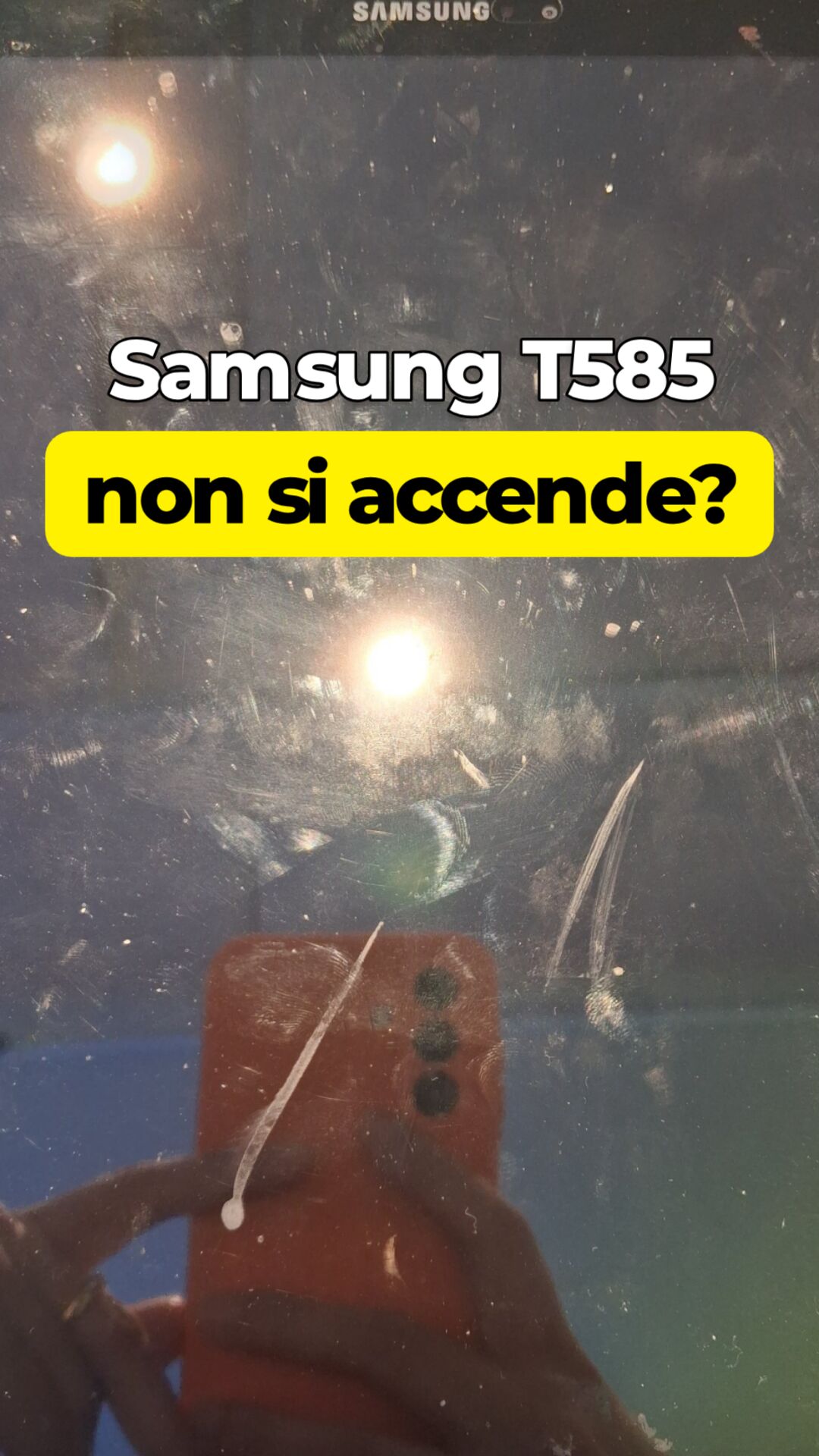 Samsung T585 Tablet · No carica