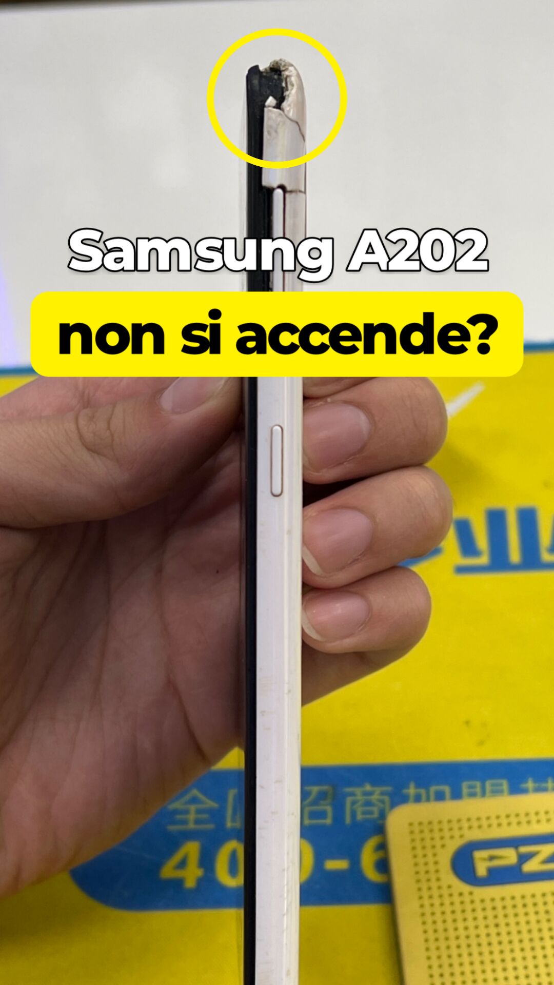 Samsung A202 · Non si accende