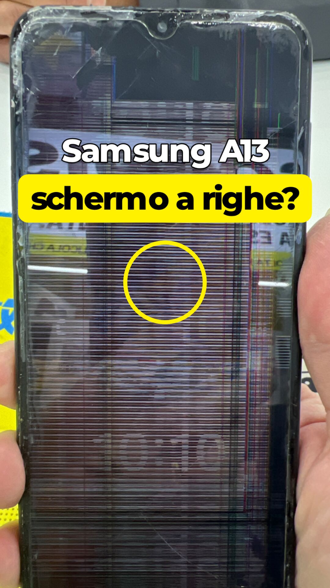 Samsung A13 · Schermo