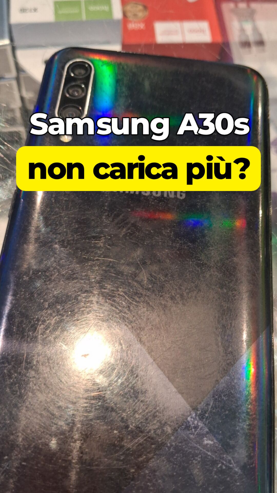 Samsung A30S · No carica