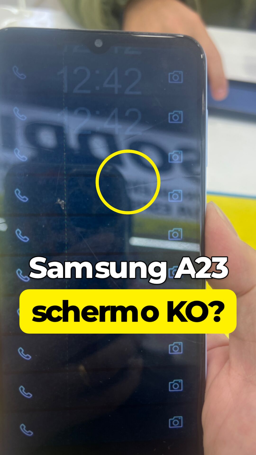 Samsung Galaxy A23 · Schermo