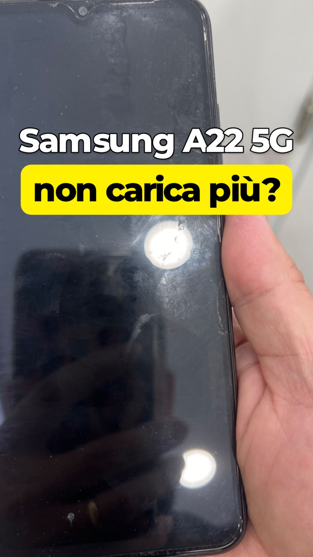 Samsung A22 5G · No carica