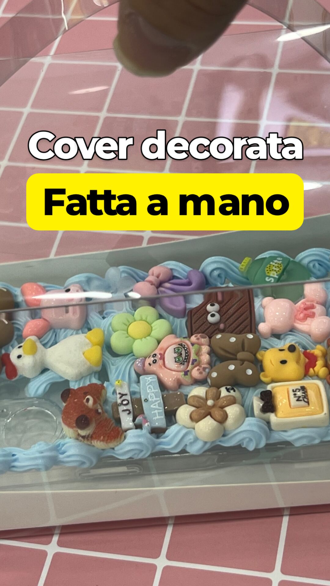 Cover decorata a mano