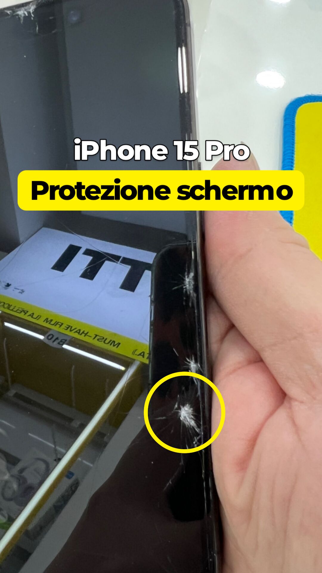 Pellicola protettiva per iPhone 15 Pro