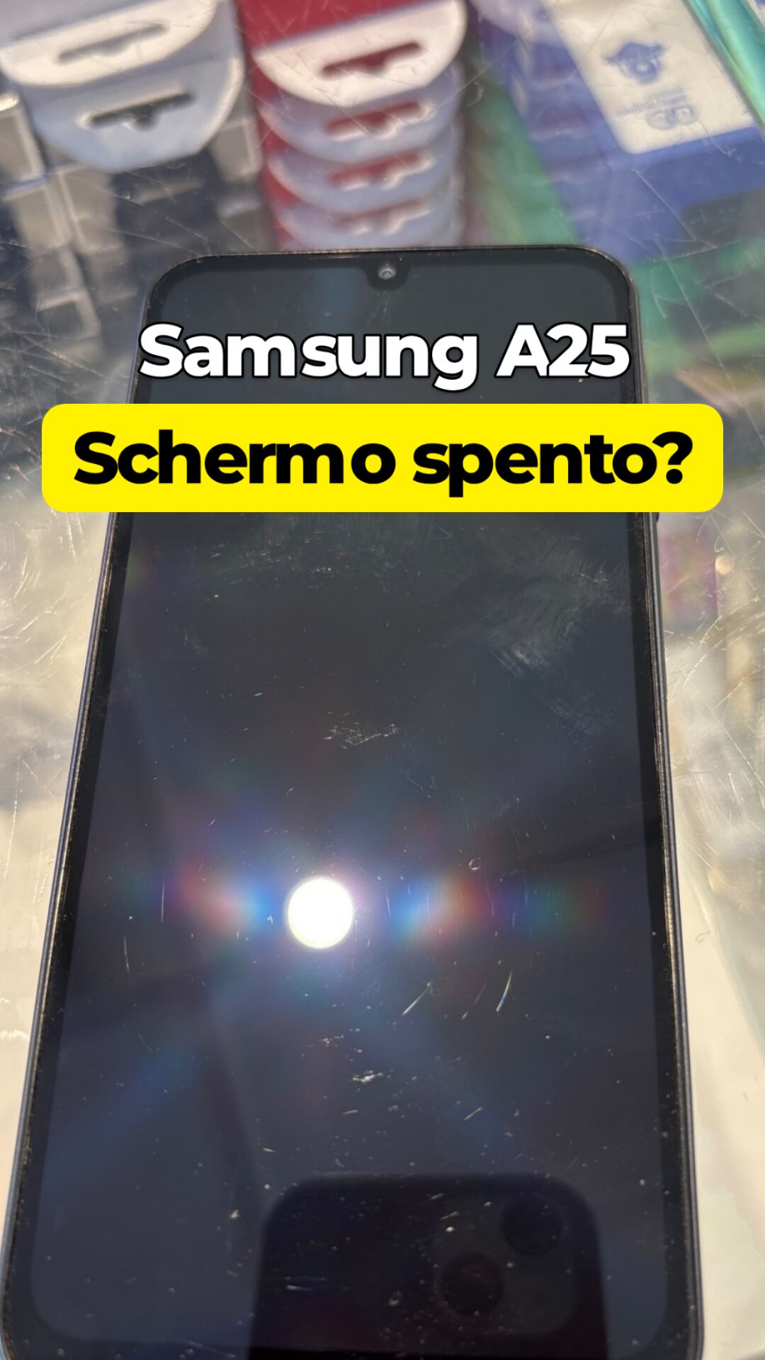 Samsung A256B · Schermo, Non si accende